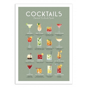 WALL EDITION POSTER COCKTAILS GUIDE GM<br>