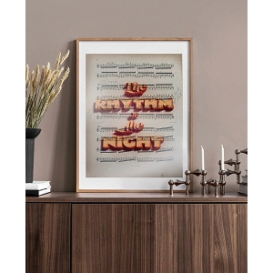 STUDIO TOPO AFFICHE THE RYTHM OF THE NIGHT<br>