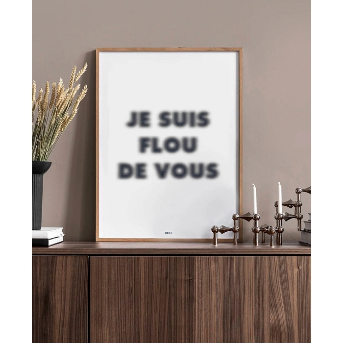 Studio topo affiche je suis flou de vous 