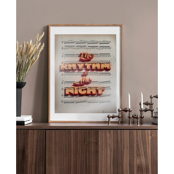 Studio topo affiche the rythm of the night 