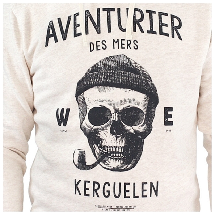 Stered sweat capuche homme aventurier ecru5070502_3